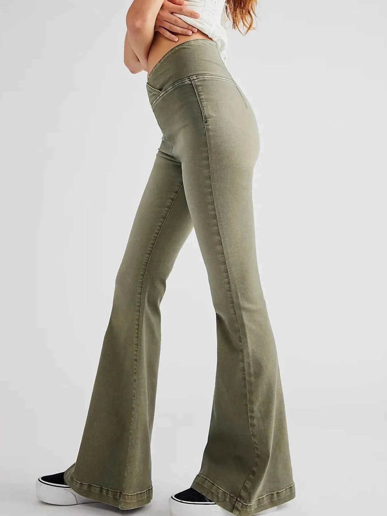 High Waist Flare Jeans for Women.