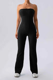 Sleeveless Straight Active Jumpsuit.