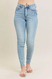 Judy Blue Plus Size Mr Tummy Control Vintage Wash Skinny Jeans.