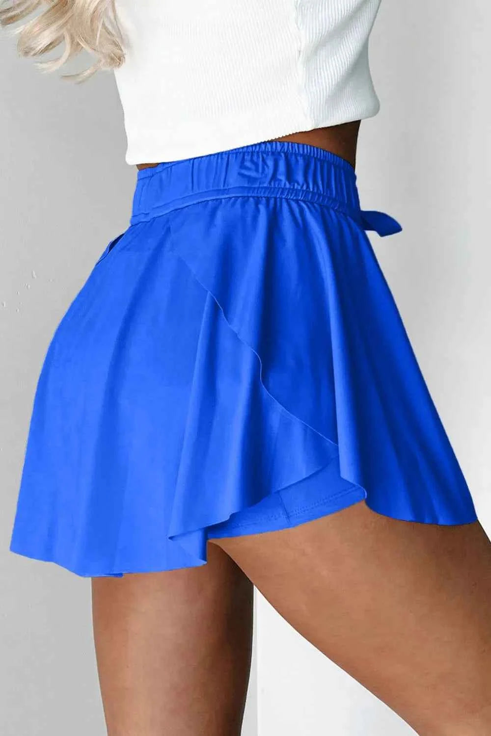 Drawstring Active Skorts for Women.