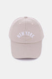 Embroidered City Baseball Cap.