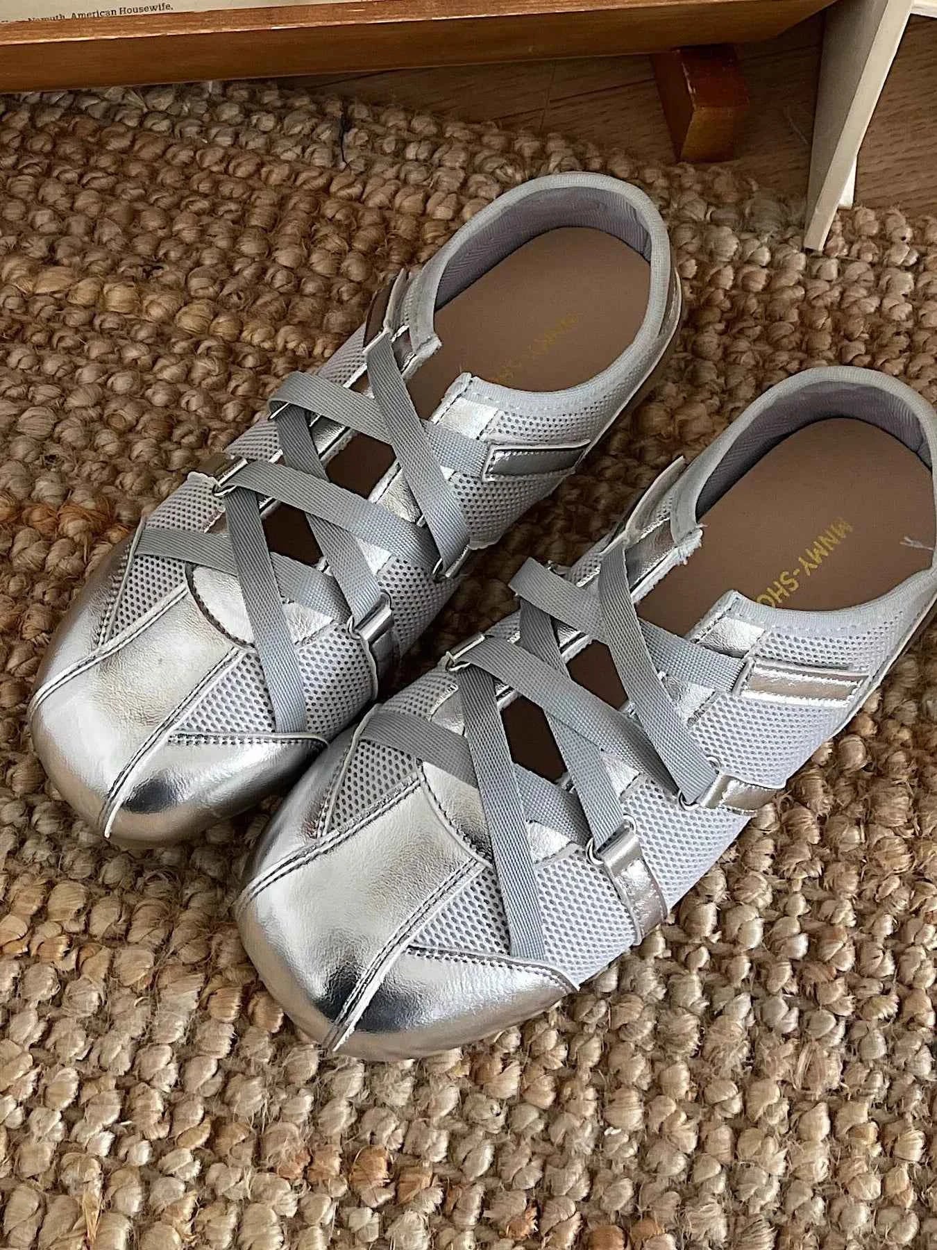 Cross-Strap Comfort Mule Loafers.