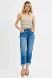 RISEN Full Size High Rise Boyfriend Fit Ankle Jeans Plus Size.