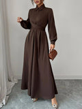 Long Sleeve Maxi Shirt Dress.