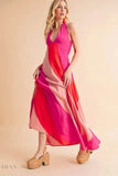 Aemi+Co Color Block Sleeveless Maxi Dress - EBYNN