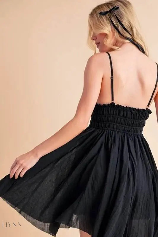 Aemi+Co Lace Detail Mini Cami Dress - Elegant Fashion for Every Occasion - EBYNN