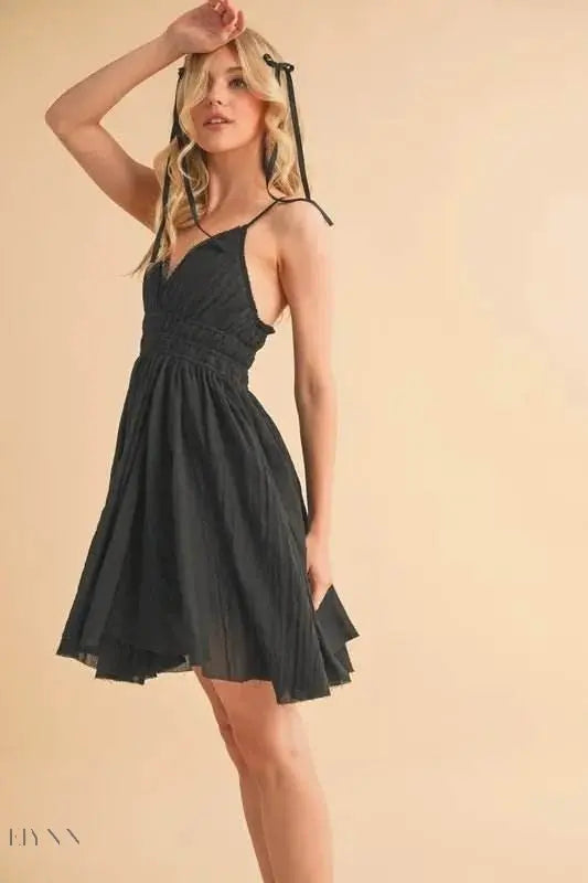 Aemi+Co Lace Detail Mini Cami Dress - Elegant Fashion for Every Occasion - EBYNN