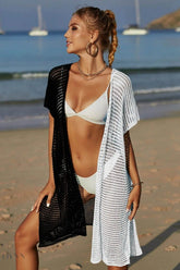 Angel Wings Two-Tone Open Front Cover Up - EBYNN