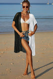 Angel Wings Two-Tone Open Front Cover Up - EBYNN