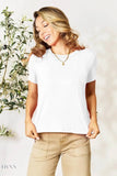 Basic Bae Bamboo Short Sleeve T-Shirt - Full Size Round Neck - EBYNN