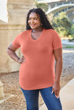 Basic Bae Bamboo V-Neck T-Shirt for Ultimate Comfort - EBYNN