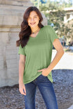 Basic Bae Bamboo V-Neck T-Shirt for Ultimate Comfort - EBYNN