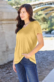 Basic Bae Bamboo V-Neck T-Shirt for Ultimate Comfort - EBYNN
