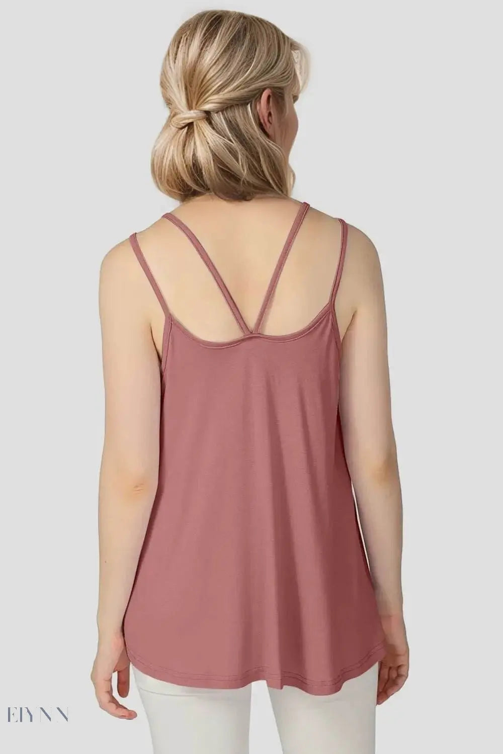 Basic Bae Bamboo Cami Top with Double Spaghetti Straps - EBYNN