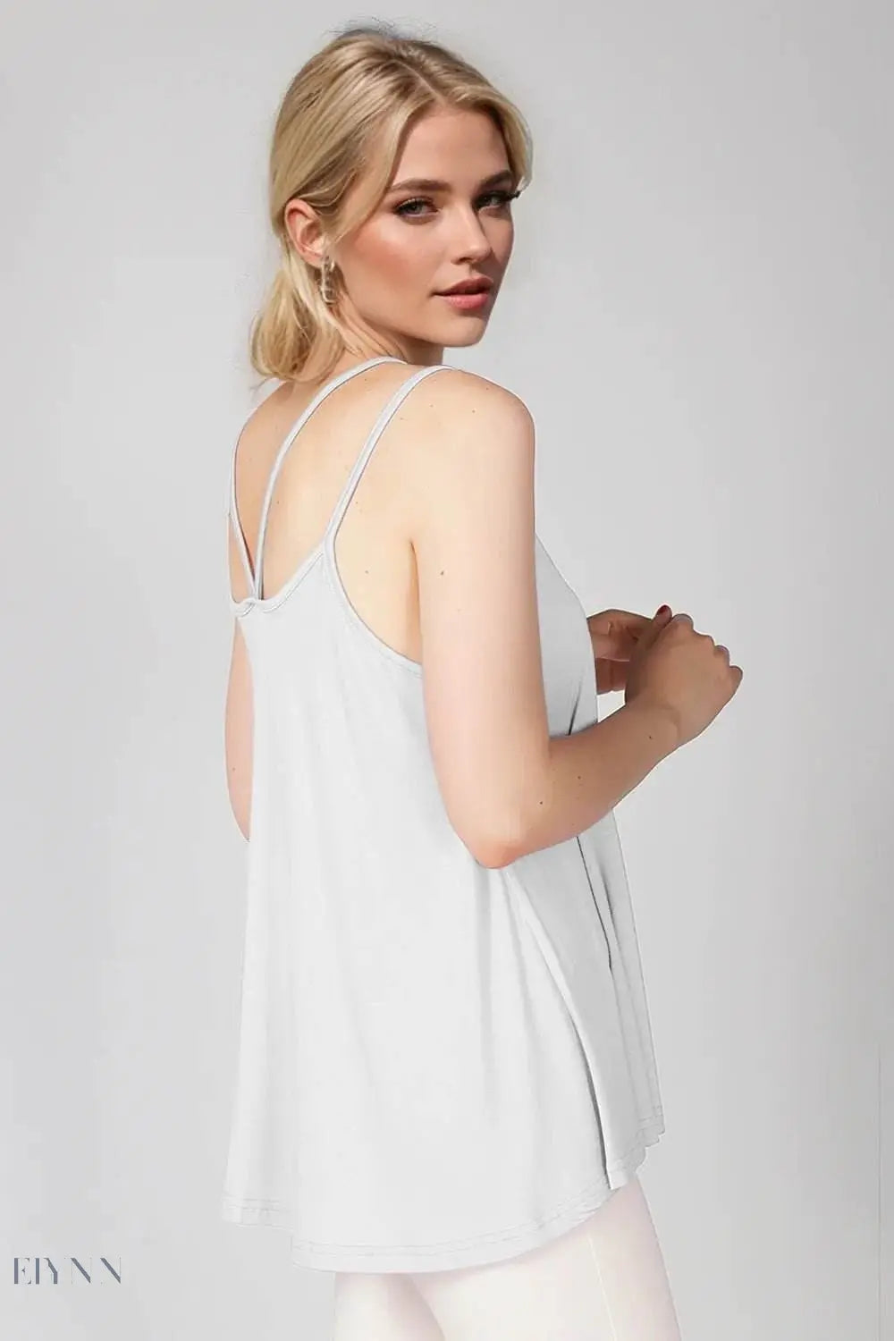 Basic Bae Bamboo Cami Top with Double Spaghetti Straps - EBYNN