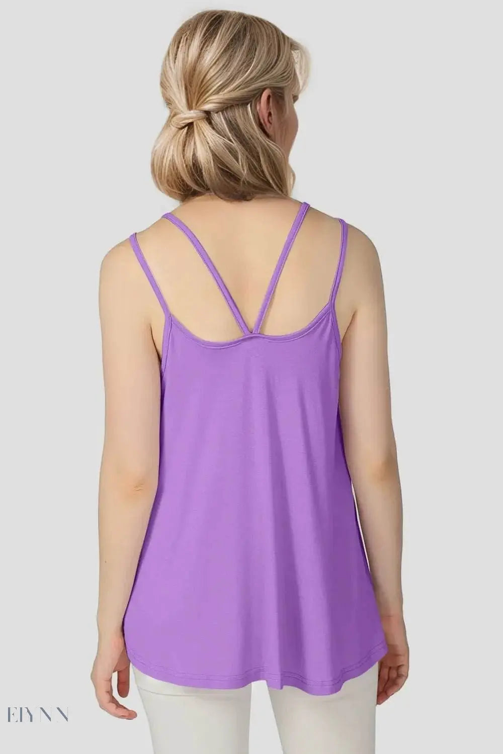 Basic Bae Bamboo Cami Top with Double Spaghetti Straps - EBYNN