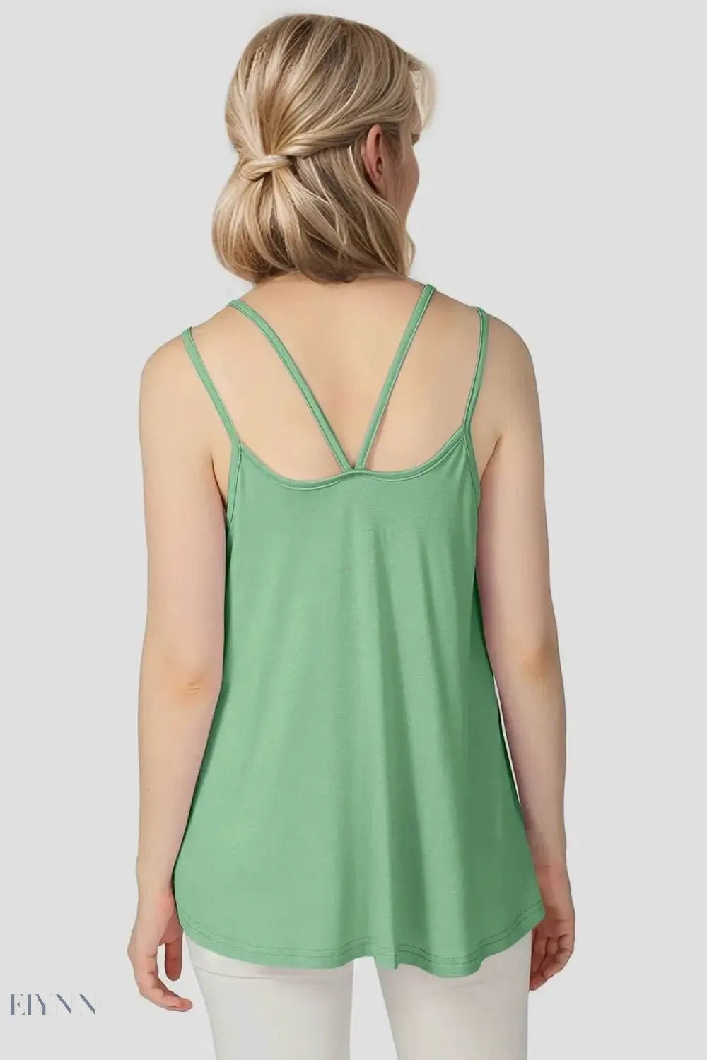 Basic Bae Bamboo Cami Top with Double Spaghetti Straps - EBYNN