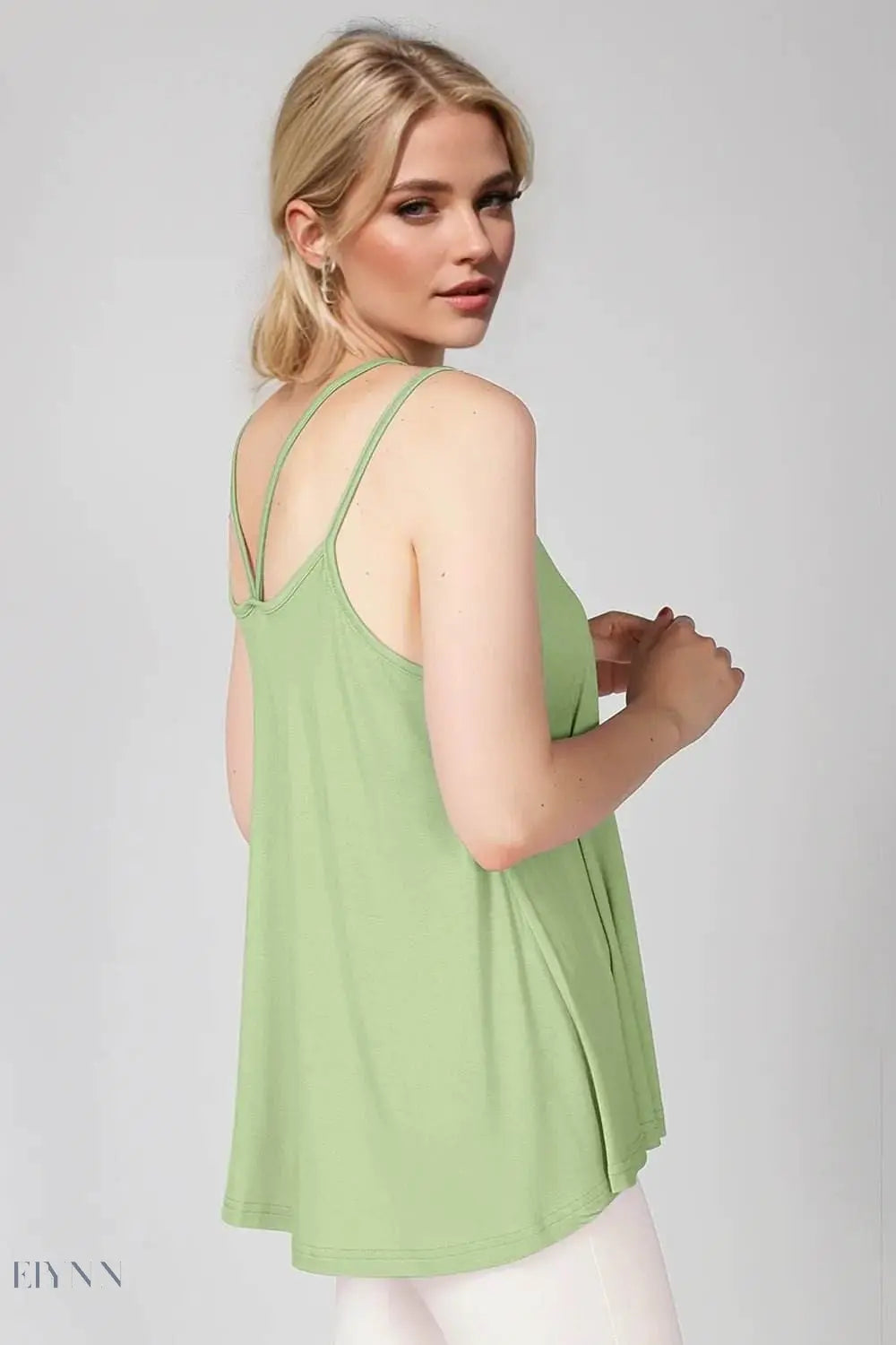 Basic Bae Bamboo Cami Top with Double Spaghetti Straps - EBYNN