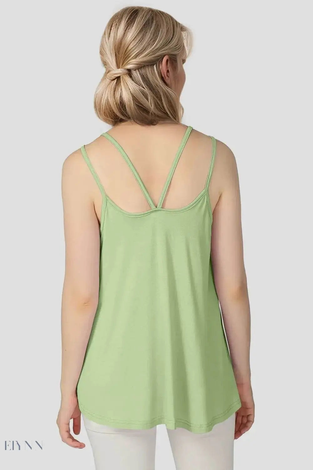 Basic Bae Bamboo Cami Top with Double Spaghetti Straps - EBYNN