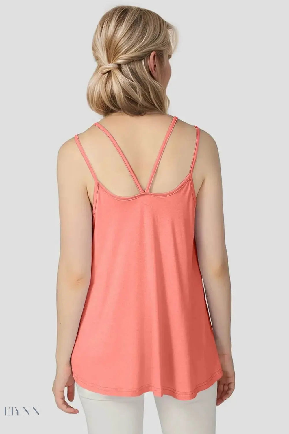 Basic Bae Bamboo Cami Top with Double Spaghetti Straps - EBYNN