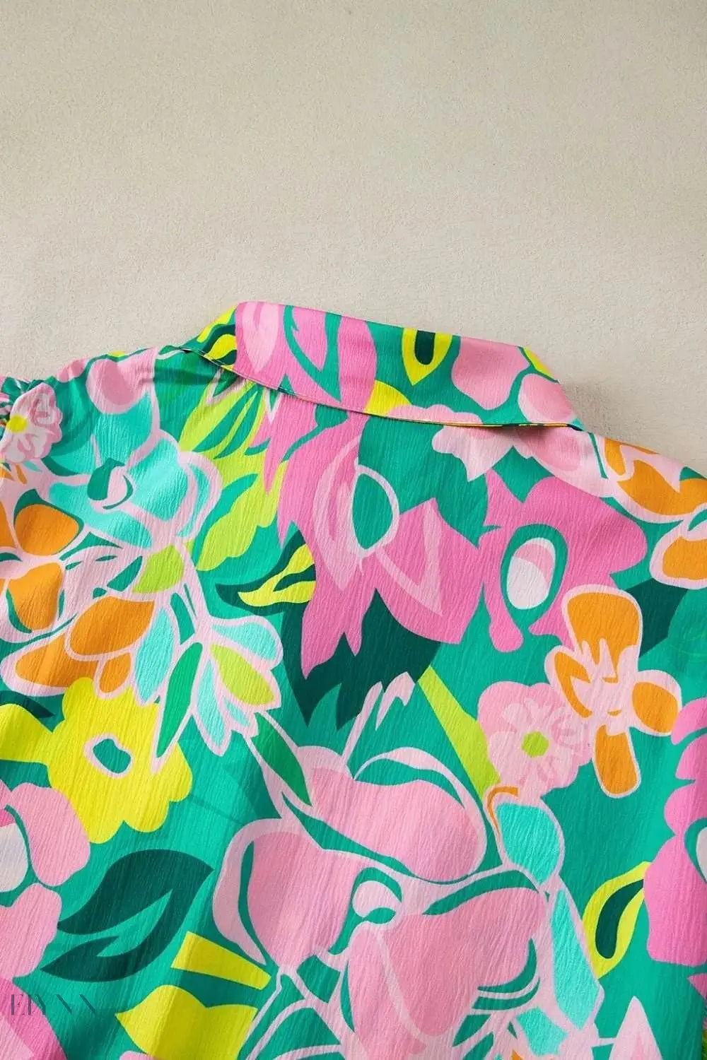 Floral Babydoll Dress with Puff Sleeves - EBYNN