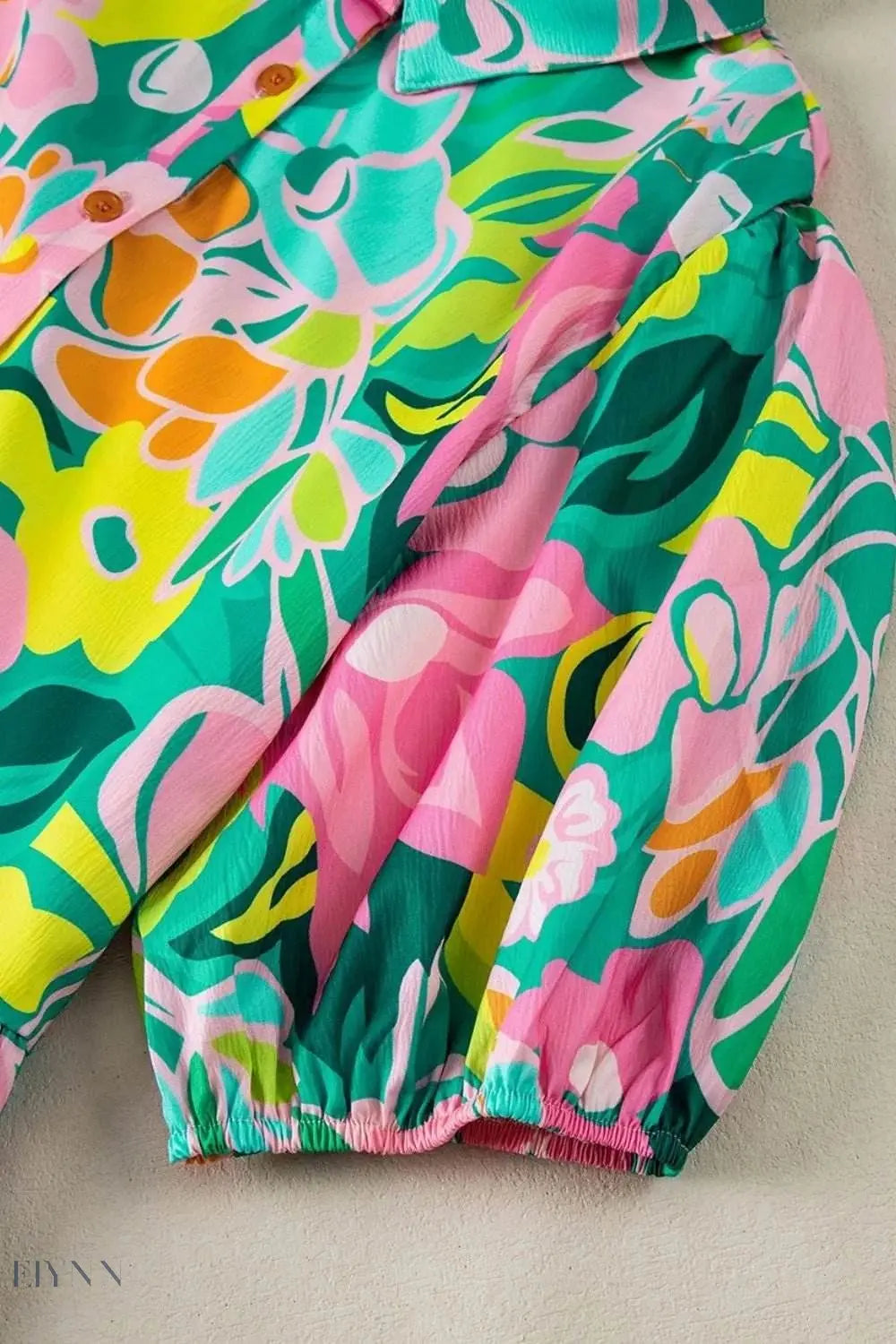 Floral Babydoll Dress with Puff Sleeves - EBYNN