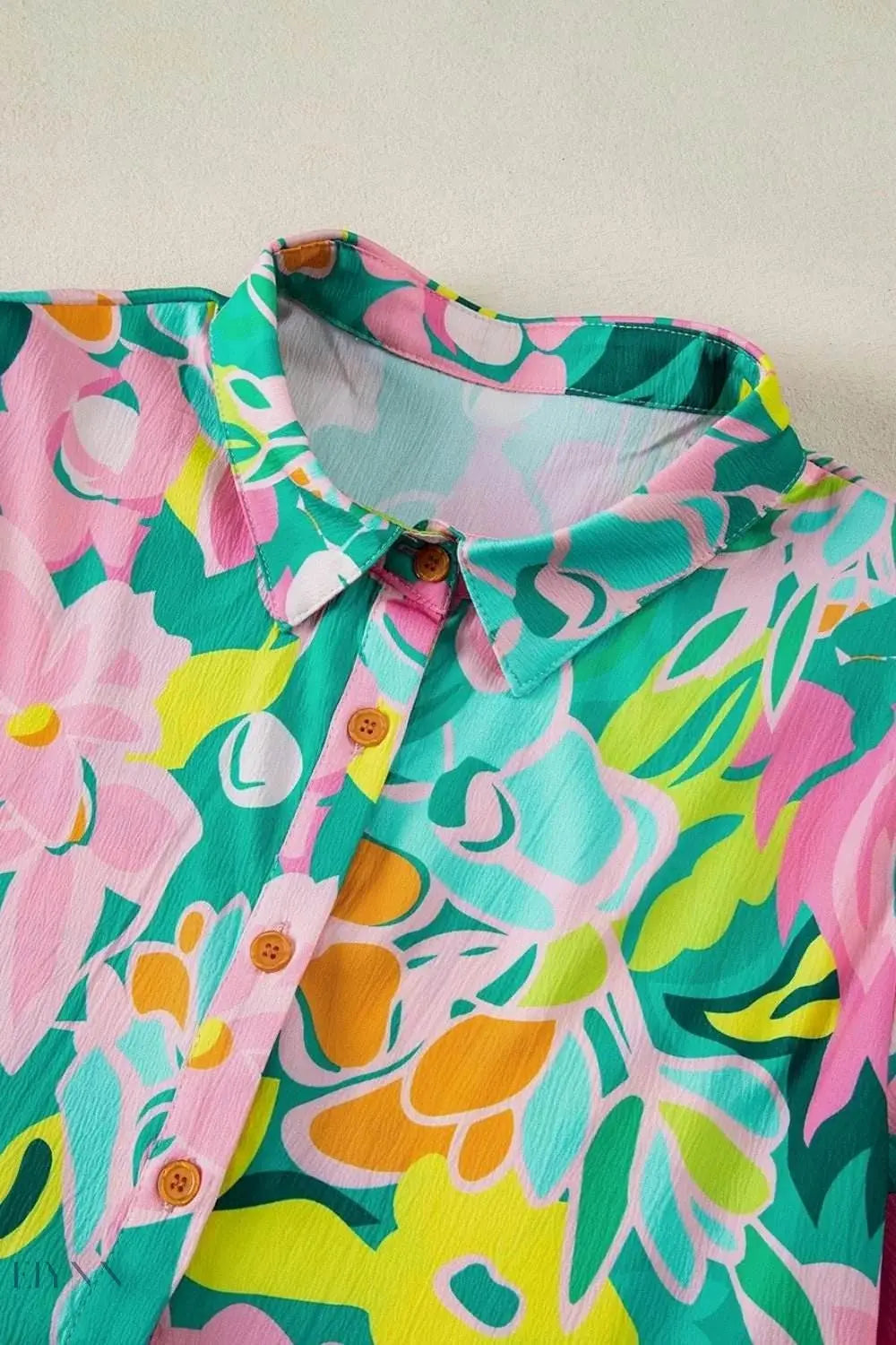 Floral Babydoll Dress with Puff Sleeves - EBYNN