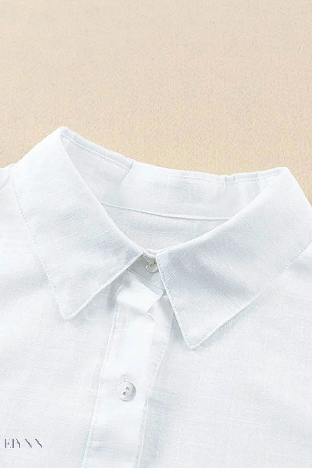 Button-Up Longline Shirt with Breast Pockets - EBYNN