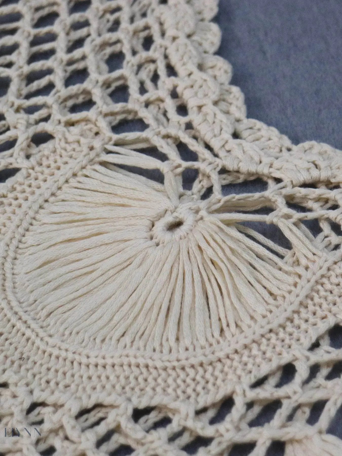 Crochet Fringe Beach Cover Up - EBYNN