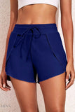 Drawstring Waist Swim Shorts - EBYNN
