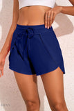 Drawstring Waist Swim Shorts - EBYNN