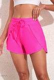 Drawstring Waist Swim Shorts - EBYNN