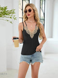 Eyelet Double Strap Cami Top - EBYNN