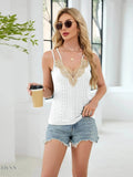 Eyelet Double Strap Cami Top - EBYNN