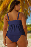 Full Size Adjustable Strap Tankini Set - EBYNN