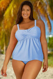 Full Size Adjustable Strap Tankini Set - EBYNN