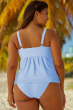 Full Size Adjustable Strap Tankini Set - EBYNN