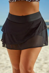 Full Size Layered Swim Skirt - EBYNN