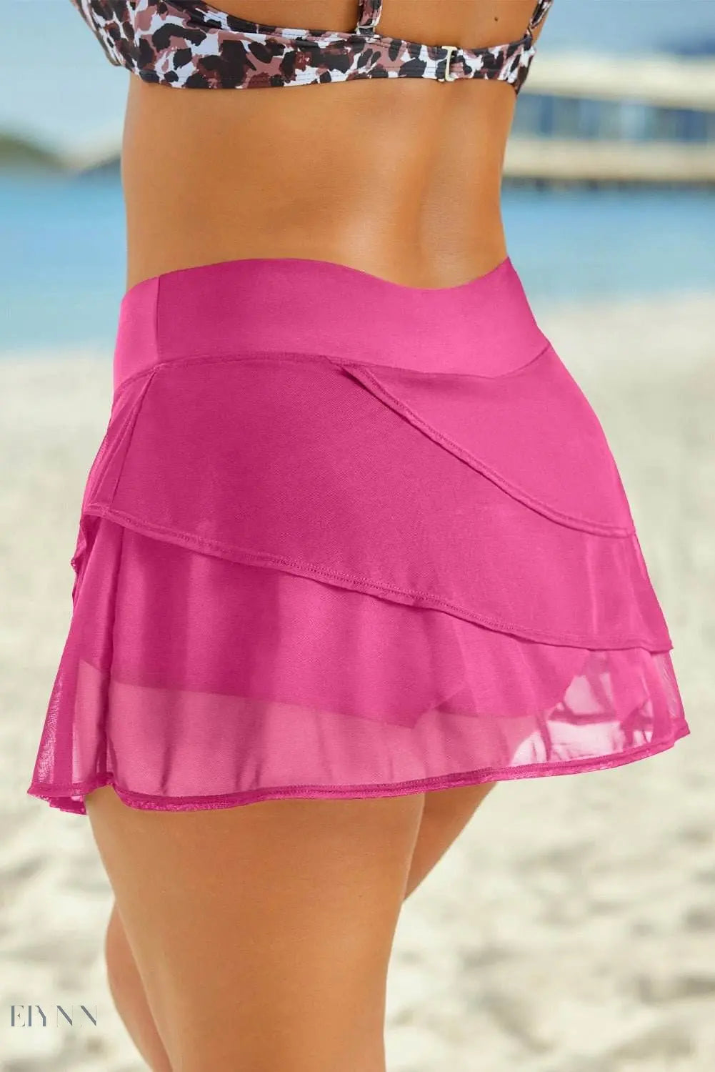 Full Size Layered Swim Skirt - EBYNN