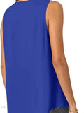 Plus Size V-Neck Tank Top - Stylish Sleeveless Fashion for Every Body - EBYNN