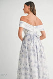 Floral Off-Shoulder Maxi Dress for Summer - EBYNN