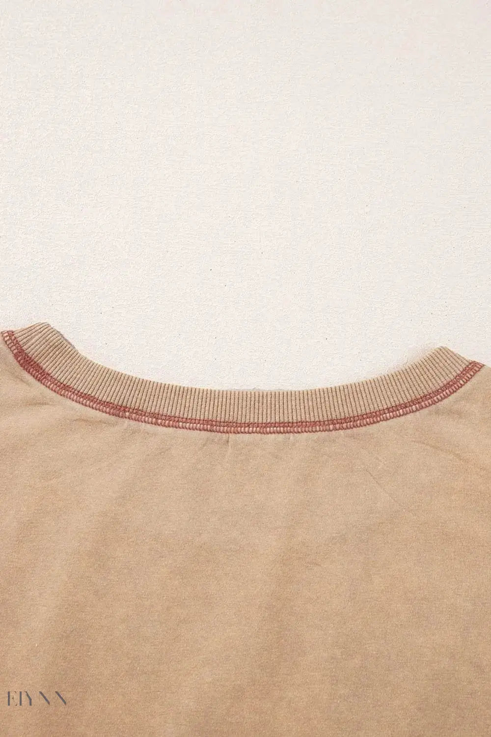 Mineral Wash Star T-Shirt Dress with Stud Beaded Pockets - EBYNN