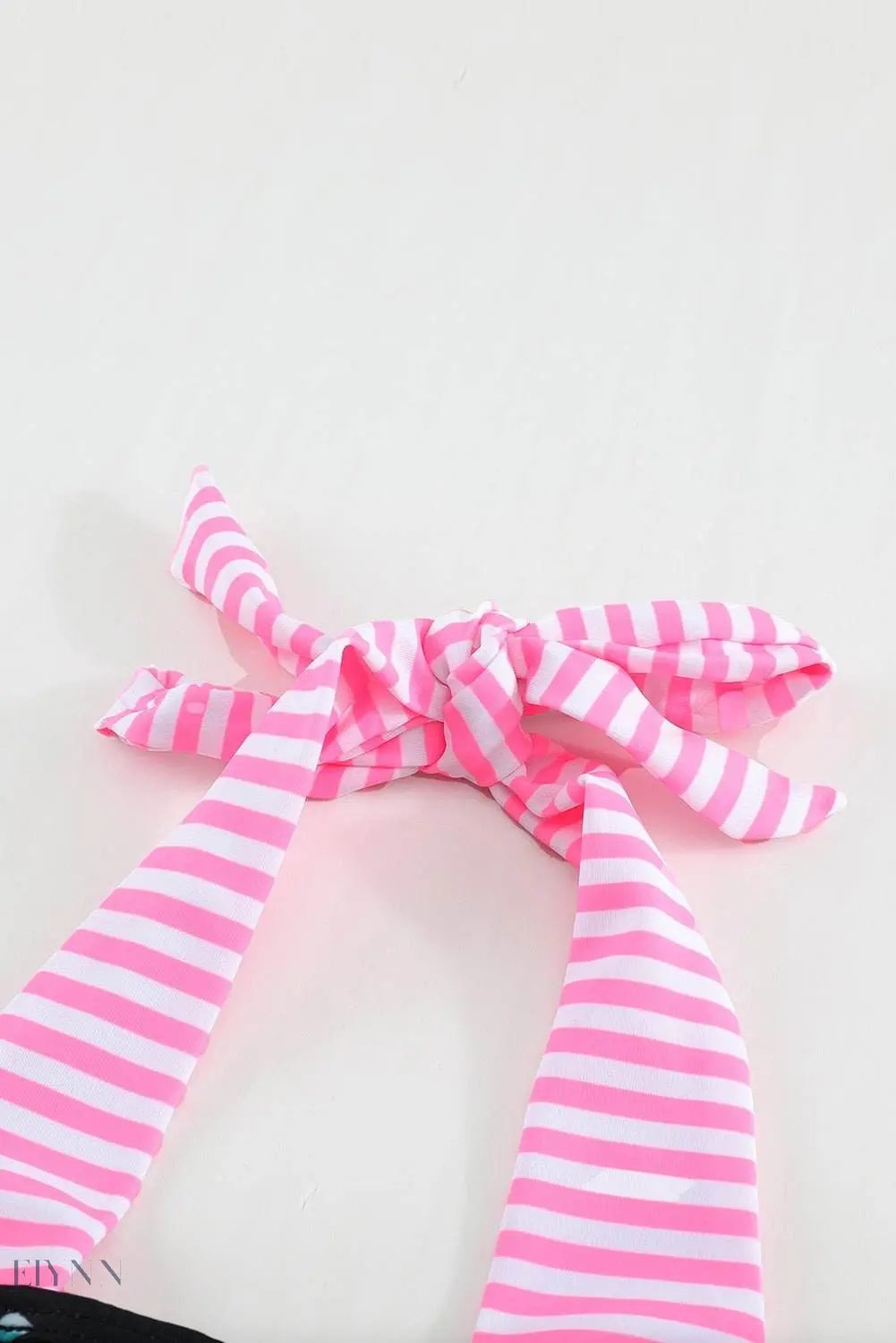 Mixed Print Tie-Back Two-Piece Swimsuit - EBYNN