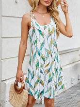 Printed Maxi Cami Dress for Effortless Summer Style - EBYNN