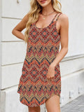 Printed Maxi Cami Dress for Effortless Summer Style - EBYNN