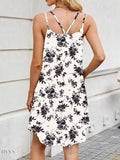 Printed Maxi Cami Dress for Effortless Summer Style - EBYNN