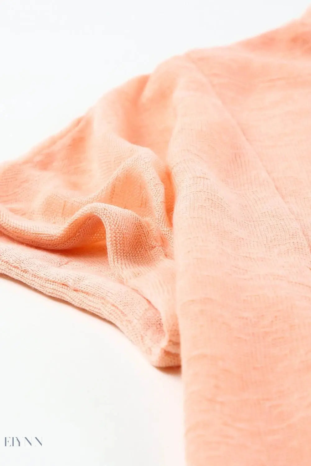 Sheer Round Neck Short Sleeve Beach Cover-Up - EBYNN