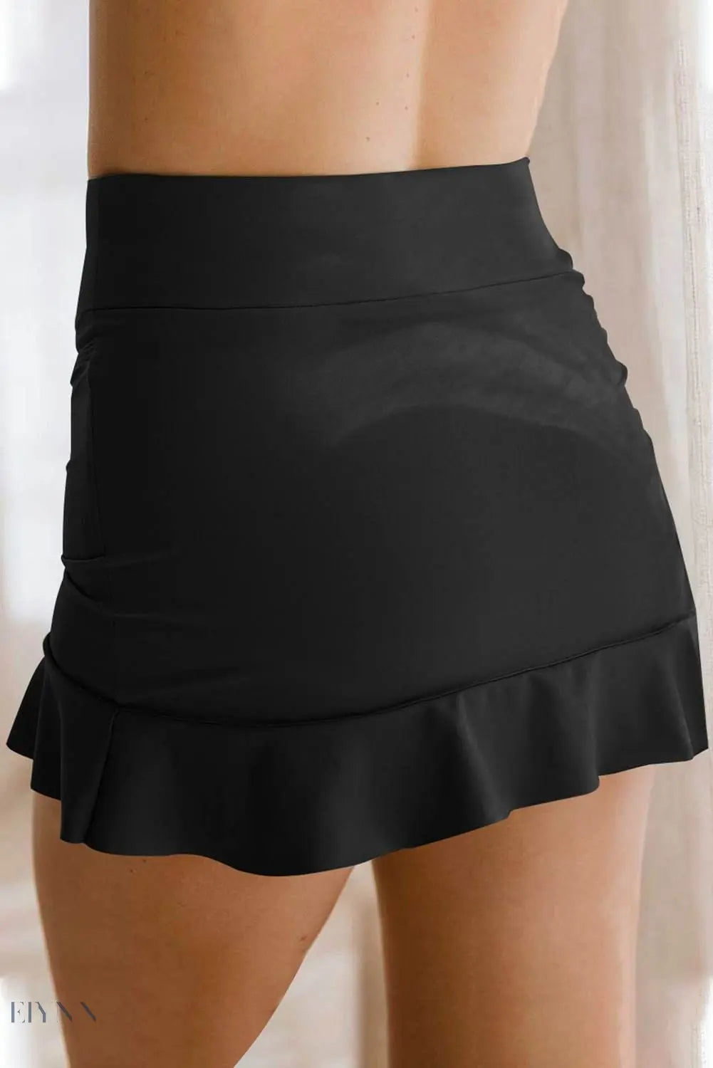 Ruffle Hem Swim Skort - Stylish & Functional - EBYNN