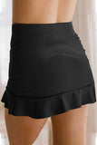 Ruffle Hem Swim Skort - Stylish & Functional - EBYNN