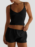 V-Neck Cami and Shorts Set.